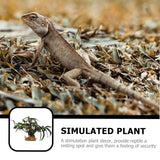 Artificial Plants Green Simulation Foliage for Pet Habitat Decoration Ornament - Extra Image