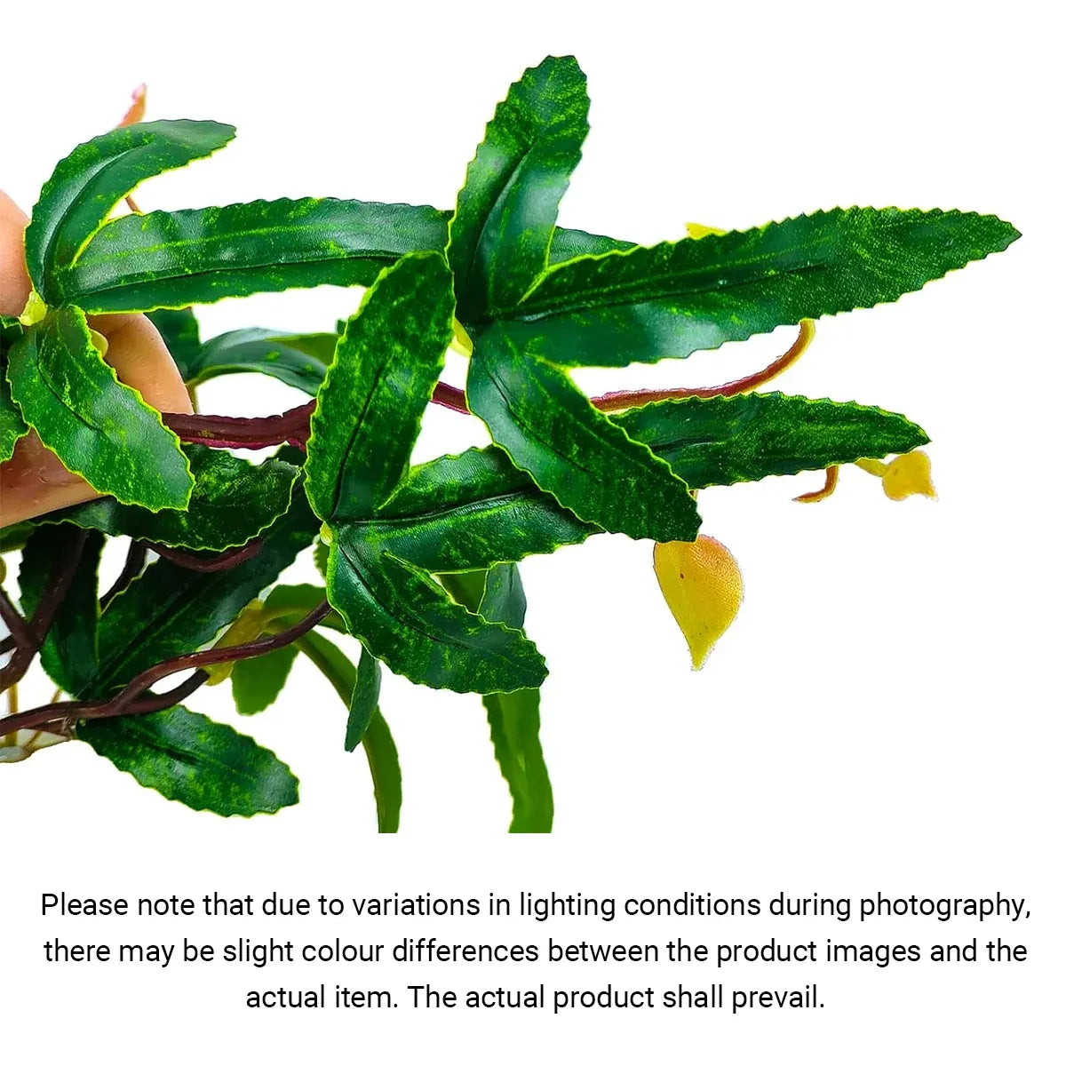 Artificial Plants Green Simulation Foliage for Pet Habitat Decoration Ornament