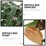 Artificial Plants Green Simulation Foliage for Pet Habitat Decoration Ornament - Extra Image