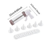 20 PCS DIY Manual Cookie Press Mold Decorating Kit Baking Tool Set for Pastry and Cake