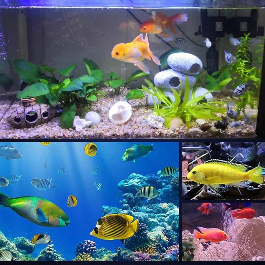 Clay Pot Aquarium Decoration Shrimp House Cichlid Breeding Tank Fish Nest - Ten Holes