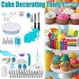420PCS Cake Turntable Decorating Kit Tools For Baking Cake Decoration Supplies