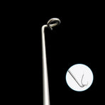 Fishing Hook Remover Stainless Steel Fishhook Dehooker Hook Detacher Extractor - Black