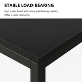 Minimalist Home Computer Desk with Shelves Study Workstation - 45-Degree Angle