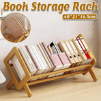 Desktop Bookshelf Organizer for Home Office Storage Shelf for Books and Files