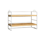 Double Layer Storage Shelf Desktop Organizer Cosmetics Stationery Rack for Desk