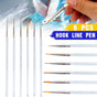 6X Extra Fine Detail Paint Brushes Art Miniatures Model Maker