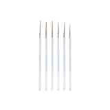 6X Extra Fine Detail Paint Brushes Art Miniatures Model Maker