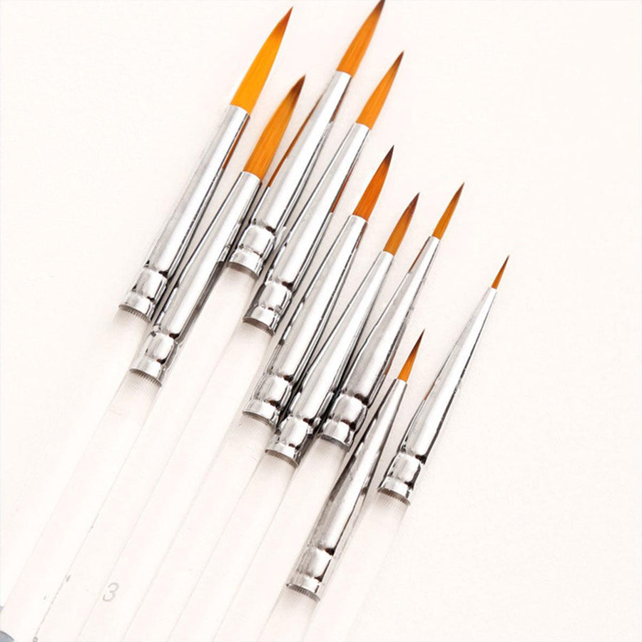 6X Extra Fine Detail Paint Brushes Art Miniatures Model Maker