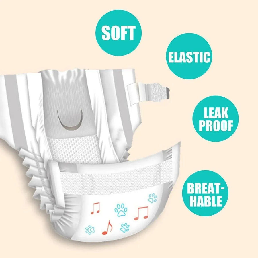 Dog Physiological Pants Pet Diaper Underwear for Hygiene and Incontinence Management - Female - XS