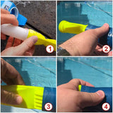 4Pcs Pool Cleaner Diaphragms Replacement Pool Vacuum Parts for Swimming Pools - 45-Degree Angle