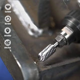 10Pcs Tungsten Steel Carbide 6mm Rotary Burr Set for Die Grinder - Extra Image