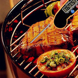 Foldable Digital Thermometer Probe Temperature Kitchen Cooking Food Bbq Meat Jam - Orange - 45-Degree Angle