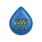 Water Drop Digital Timer Kitchen Study Alarm Countdown Electronic Clock 4 Colours - Black