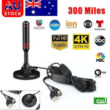 Digital Tv Antenna 300 Mile Indoor Outdoor Hd Tv Aerial Amplifier Signal Booster - Extra Image