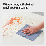 Multifunctional Kitchen Cleaning Towel Strong Absorbent Hand Tear Dish Cloth - Pink - Rear View
