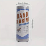 Multifunctional Kitchen Cleaning Towel Strong Absorbent Hand Tear Dish Cloth - Cyan Blue - Top-Down View