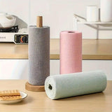 Multifunctional Kitchen Cleaning Towel Strong Absorbent Hand Tear Dish Cloth - Cyan Blue - Extra Image