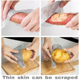 10PCS Double Layer Dishcloth Non-stick Oil Kitchen Cleaning Cloth Metal Fiber - Extra Image