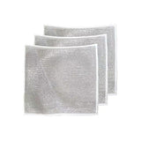 10PCS Double Layer Dishcloth Non-stick Oil Kitchen Cleaning Cloth Metal Fiber - Extra Image