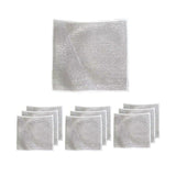 10PCS Double Layer Dishcloth Non-stick Oil Kitchen Cleaning Cloth Metal Fiber - Front View