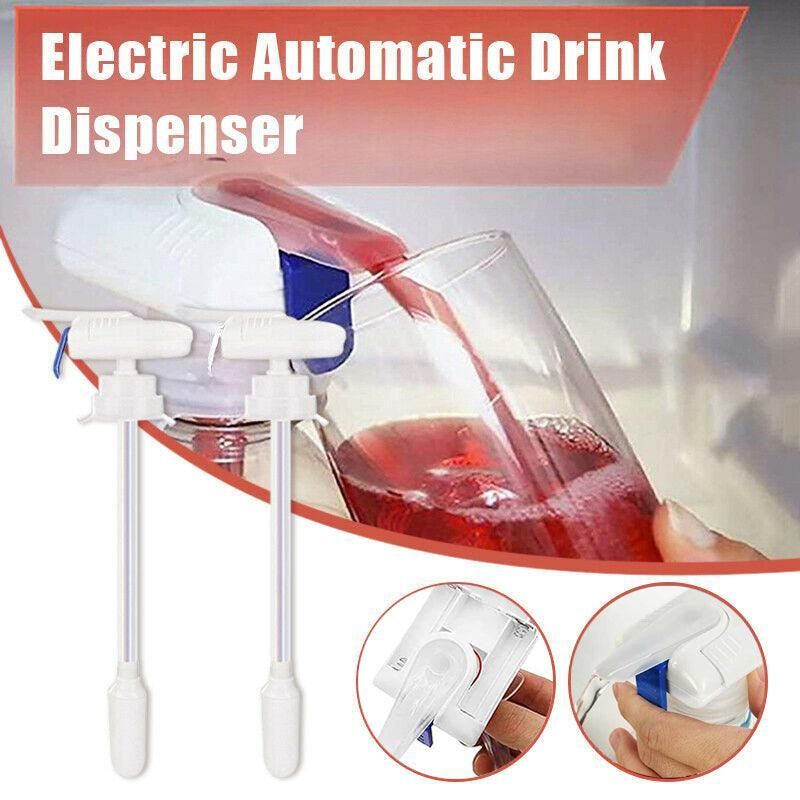 Magic Tap Automatic Electric Water Drink Milk Dispenser Beverage Spill Proof White - 1PC