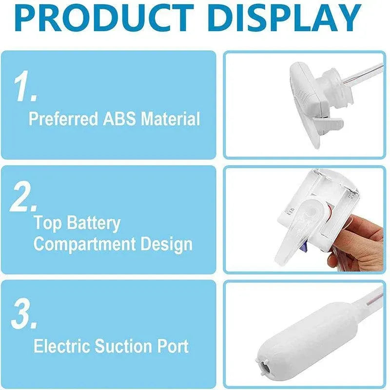 Magic Tap Automatic Electric Water Drink Milk Dispenser Beverage Spill Proof White - 1PC