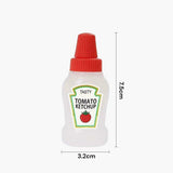 4pcs Mini Portable Sauce Box Condiment Dispensers for Picnic and Outdoor Use - Salad dressing - Side View