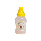 4pcs Mini Portable Sauce Box Condiment Dispensers for Picnic and Outdoor Use - Honey Mustard