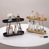 Jewelry Rack Organizer Stand Cosmetic Display Desktop Storage Holder for Home - Black - Extra Image