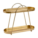 Jewelry Rack Organizer Stand Cosmetic Display Desktop Storage Holder for Home - Black - Rear View