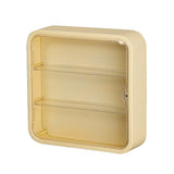 Wall Mounted Showcase Acrylic Figures Toys Display Case Dustproof Storage Box - Green - Close-Up Angle