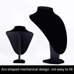 1-Piece Black Velvet Necklace Display Stand