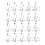 20Pcs Acrylic Clear Stand For Trading Card Psa Pokemon Card Holders Small Stand