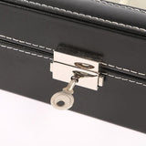 12Grids Leather Watch Jewelry Display Storage Holder Case Box - Close-Up Angle