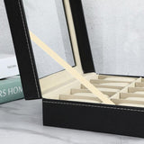 12Grids Leather Watch Jewelry Display Storage Holder Case Box
