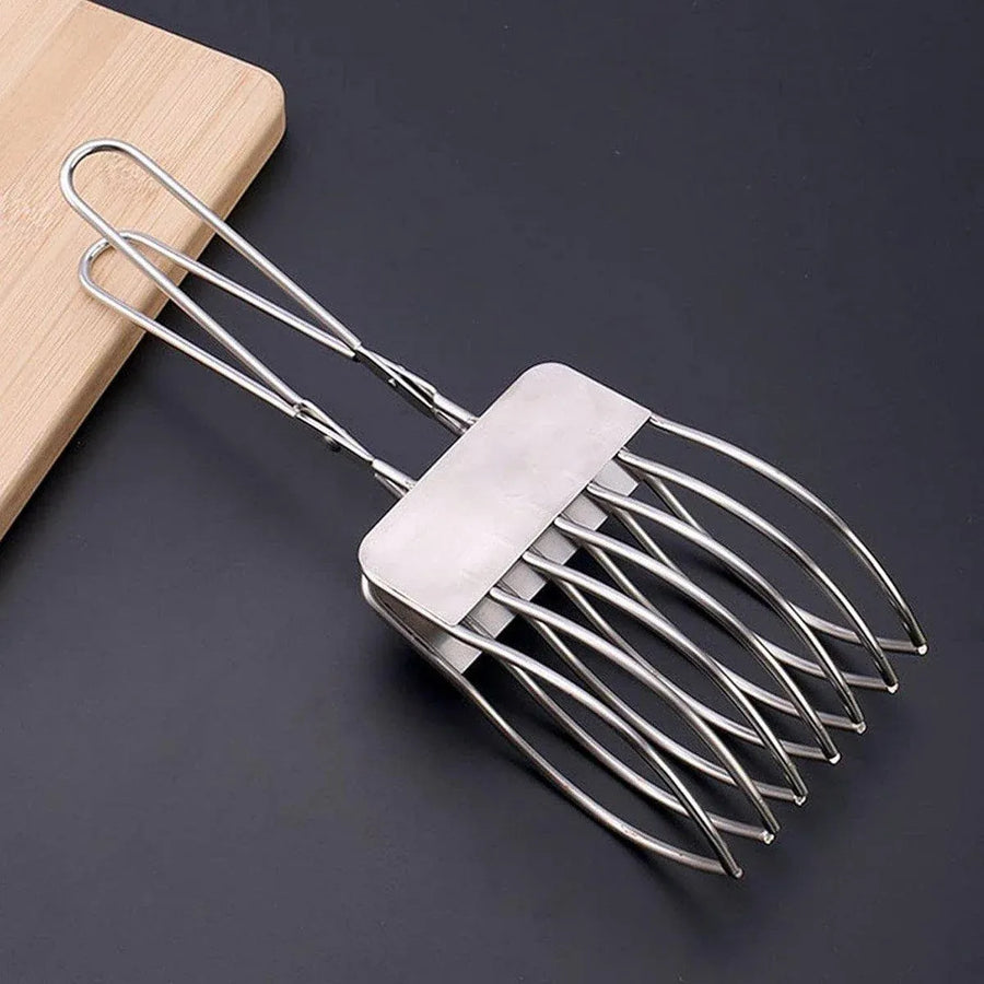 Stainless Steel Ham Bread Slicer Multi-function BBQ Clip Meat Cutter Splitter