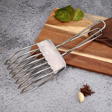 Stainless Steel Ham Bread Slicer Multi-function BBQ Clip Meat Cutter Splitter - Extra Image