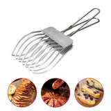 Stainless Steel Ham Bread Slicer Multi-function BBQ Clip Meat Cutter Splitter - Extra Image