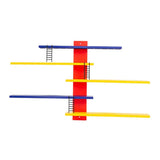 Multi Layer Wall Display Rack Step Shelf for Toys Dolls Desk Room Office Decor - Front View