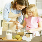 Mooncake Decor Cookies Round Pastry Moon Cake Diy Flower Stamps Mold Mould Au - Extra Image