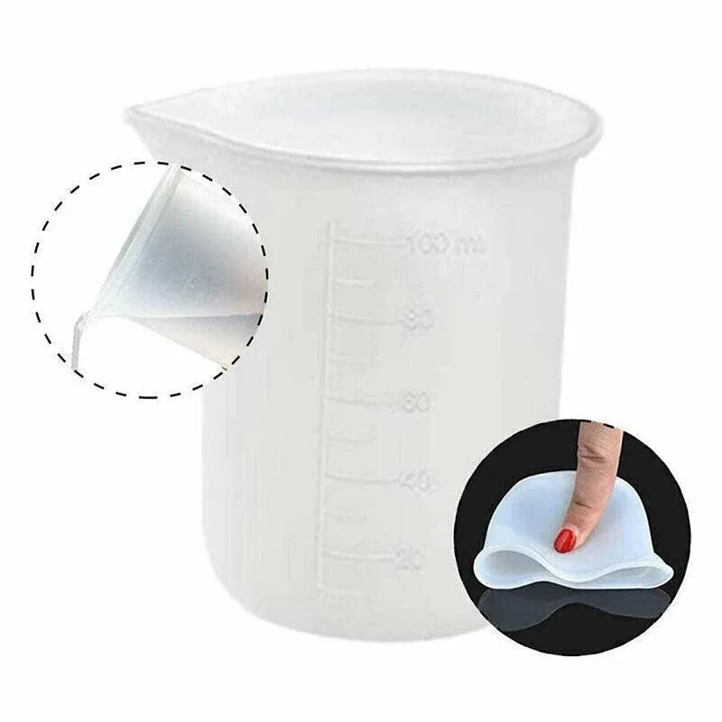 36PCS Silicone Mixing and Measuring Cup Set for Resin Casting and DIY Craft Projects