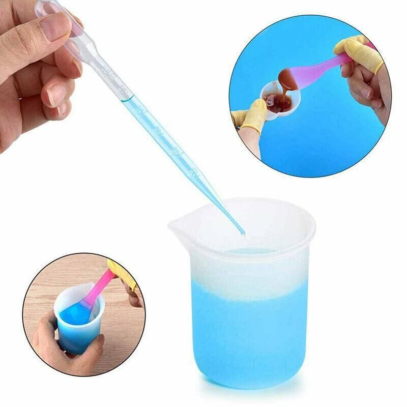 36PCS Silicone Mixing and Measuring Cup Set for Resin Casting and DIY Craft Projects