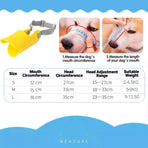Comfortable Silicone Dog Muzzle Anti-Bite Soft Duck Muzzle Pet Training Supplies - L