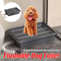 Indoor Flushing Dog Toilet Potty Training Tray Detachable for Small Medium Dogs