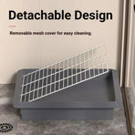 Indoor Flushing Dog Toilet Potty Training Tray Detachable for Small Medium Dogs