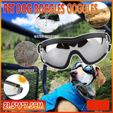 Fashion Pet Dog Doggles Goggles Uv Sunglasses Sun Glasses Eye Wear Protection - Top-Down View