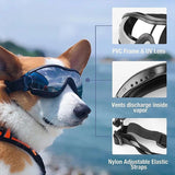 Fashion Pet Dog Doggles Goggles Uv Sunglasses Sun Glasses Eye Wear Protection - Low Angle
