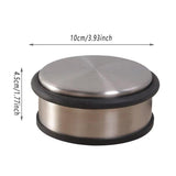 Solid Heavy Duty Rubber Door Stopper Windproof Noise Proof Door Wedge Non Slip