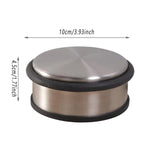 Solid Heavy Duty Rubber Door Stopper Windproof Noise Proof Door Wedge Non Slip
